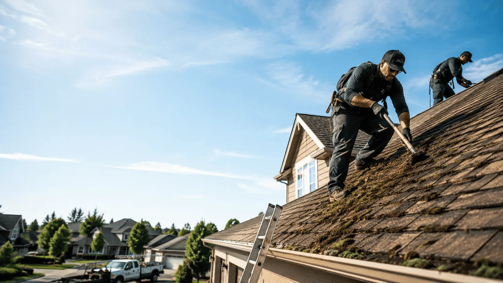 Roof Moss Removal in Mercer, PA near me